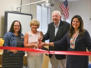 Ribbon cutting for preschool expansion