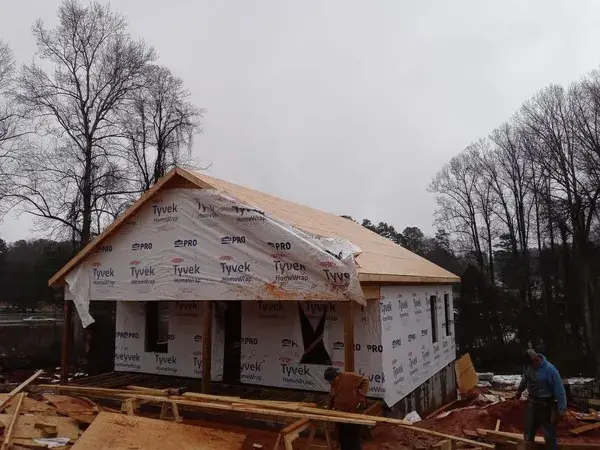 affordable housing under construction
