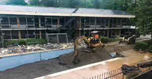 Construction site for new housing