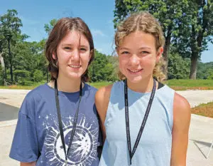 Teenagers at summer camp