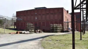 Old brock mill building exterior