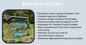 Info graphic about infrastructure plans