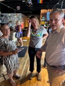 Gov. Josh Stein visiting local businesses in Hot Springs